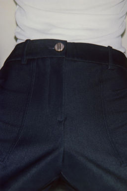STRAIGHT-LEG TROUSERS WITH SEAM DETAIL - Zara фото 15