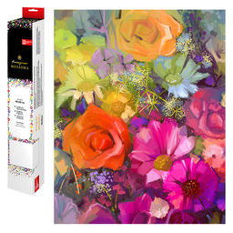 Алмазная мозаика (набор для творчества) арт. 59792 / 20 ВСЕ В ЦВЕТАХ, размер холста: 40*50 см, разм