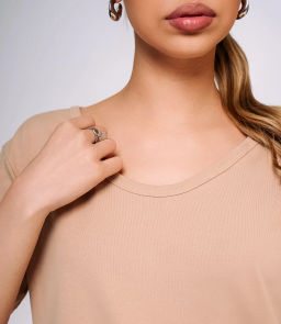 Футболка #ОКТ075005, бежевый