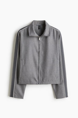 Chaqueta de ch?ndal en sarga