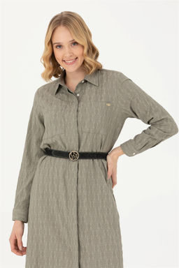 Женское мятное тканое платье - U.s. polo assn фото 2