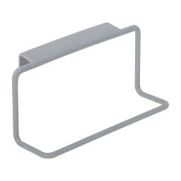 Держатель MARMITON на дверцу для полотенец подвесной, пластик, 19*9*8,5 см, серый