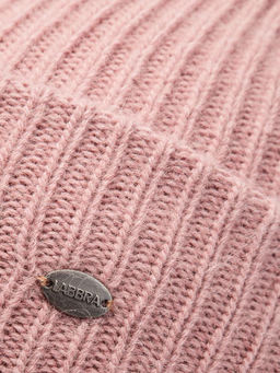 Шапка жен. анг+нейл+шерсть LB-A53041 dirty pink - Labbra фото 3