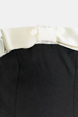 CONTRAST BOW BANDEAU TOP - Zara фото 6