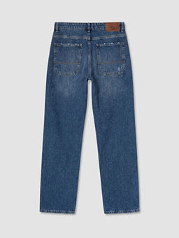 Baggy Fit Erkek Jean Pantolon