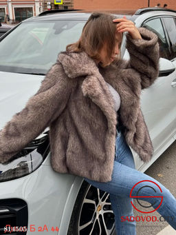 Шуба женская из искусственного меха