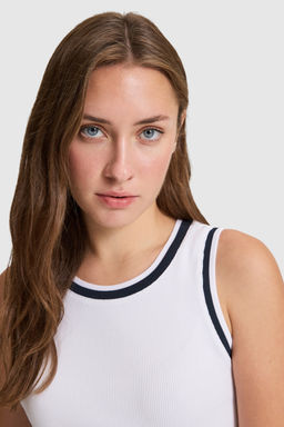 Kad_n Beyaz Bisiklet Yaka Ti__rt - U.s. polo assn фото 2