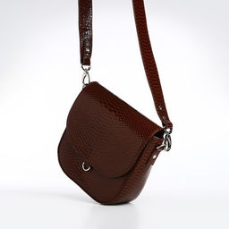 Сумка женская мессенджер TEXTURA на магните, 17×8×19 см, коричневая