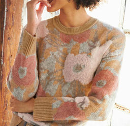 Пуловер, бежево-розовый - Linea tesini фото 5