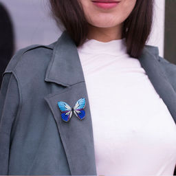 Брошь Бабочка - Orgalica фото 4