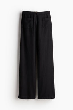 Pantalon en mezcla de lino - H&m фото 4