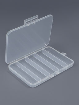 Органайзер для хранения мелочей, с подвесом, 5 ячеек, 15×10.5×1.8 см, прозрачный