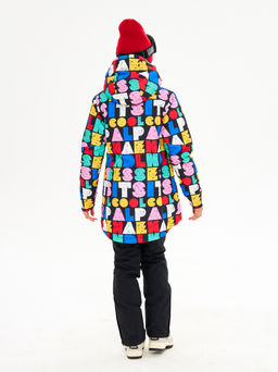 Женская горнолыжная сноубордическая куртка Alpha Endless Ultra Chaleur SNB 423/316_7 Разноцветный  фото 40