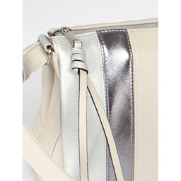 Сумка женская искусственная кожа ADEL-230/6в/ММ, 5отд. плеч/рем. серый св/серебро 259185 - Adelia фото 3