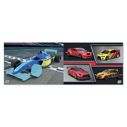 Цена за 2 шт. Наклейки конструкторы Машины, 12 стр.