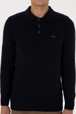 Erkek Regular Fit Polo Yaka Lacivert Kazak - U.s. polo assn фото 6