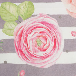 Полотенце Этель Пионы 40х73 см, 100% хл, саржа 190 гр/м2  фото 3