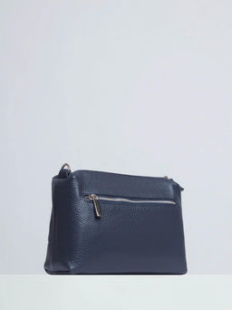 Женская кожаная сумка Richet 2767LN 846 Синий