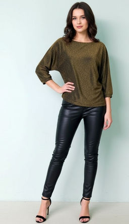 трикотаж с люрексом - Lavelis фото 3