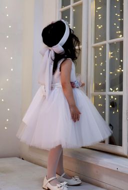 А21-3 платье для девочки Мелани диз.серебро - Etoelf фото 2