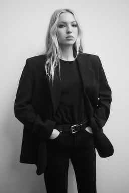 TRF CROPPED FLARE HIGH-WAIST JEANS - Zara фото 36