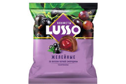 Конфета Lusso со вкусом чёрной смородины, 190 г