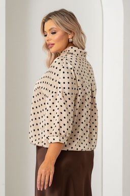 Блузка МД-24-16 горох - Took a look фото 3