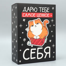 Коробка складная Дарю тебе самое ценное - себя, 22 30 10 см