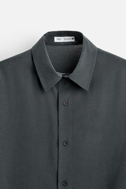 RELAXED FIT FLOWING SHIRT - Zara фото 8