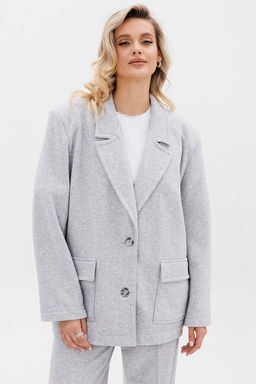 Жакет GO F4105/50-04.170-176 серый меланж