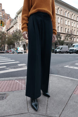 HIGH-WAIST WIDE-LEG TROUSERS - Zara фото 2