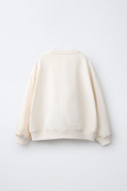 SUDADERA FLOR 3D TUL / Crudo - Zara фото 2