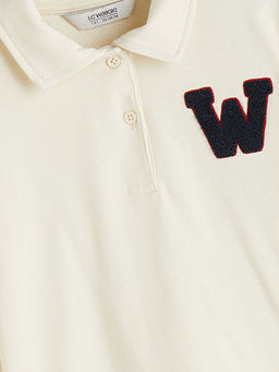 Polo Yaka K?z ?ocuk Sweatshirt