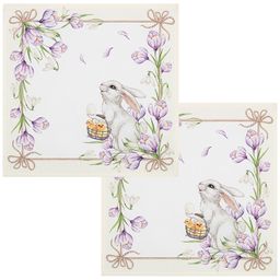 НАБОР САЛФЕТОК ИЗ 2-Х ШТ SANDAY,40Х40СМ, 100