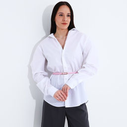 Ремень женский, ширина 1 см, пряжка металл, цвет розовый - Simaland фото 3