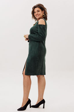 Платье ANELLI 1757 мягенький мох  фото 2