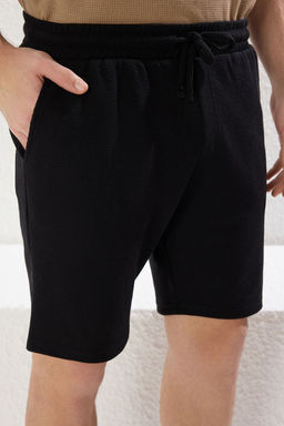 TRENDYOL MAN Gri Regular Fit Slogan Bask?l? Waffle Orme Sortlu Pijama Tak?m? TMNSS25PT00008 - Trendyolmilla фото 8