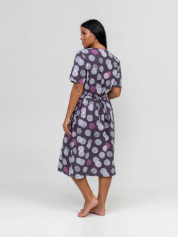 Халат женский, цвет фиолетовый