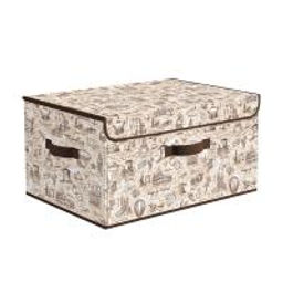 VAL TC-BOX-DDM Короб стеллажный с откидной стенкой, с крышкой, 50*35*25 см, TRAVELLING, шт