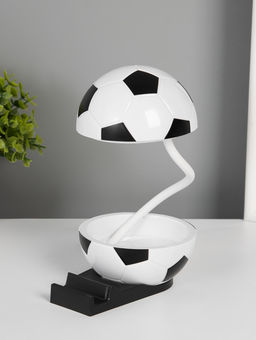 Ночник подставка под телефон "Футбольный мяч" 4хLED 3Вт 5V USB АКБ 2 режима 9,5х12,5х10 см   1091621