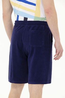 Мужские темно-синие вязаные шорты - U.s. polo assn фото 6