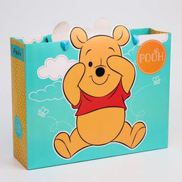 Пакет ламинат горизонтальный "Pooh", Медвежонок Винни и его друзья, 31х40х11 см