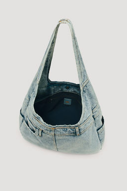 MAXI BOLSO DENIM LIMITED EDITION / Azul Denim - Zara фото 6