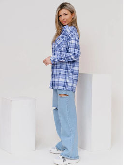 Туника женская, цвет голубой