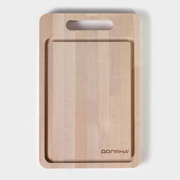 Доска разделочная Доляна Фигурная ручка, 29191,5 см, берёза  фото 3