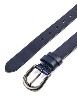 Мужской кожаный ремень Dierhoff ДРК 3051/2-30 Синий - Sergio valentini фото 5