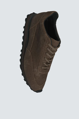 CASUAL LEATHER TRAINERS - Zara фото 9