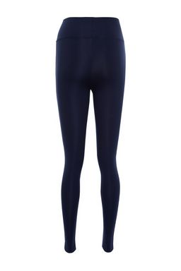 Lacivert Genis Bel Lastikli Ekstra Toparlay?c? Tam Boy Orme Spor Tayt TWOAW21TA0029