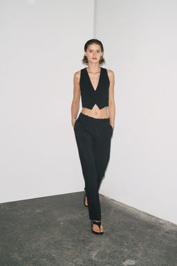 ZW COLLECTION STRAIGHT-LEG TROUSERS - Zara фото 11