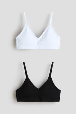Pack de 2 crop tops con relleno - H&m фото 2